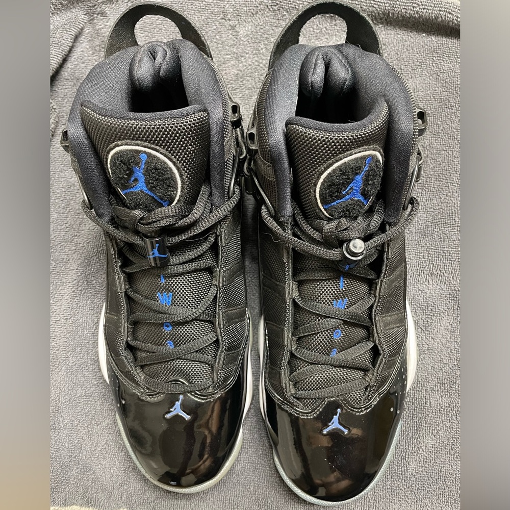Jordan 6 Rings Blue/ Black/ White